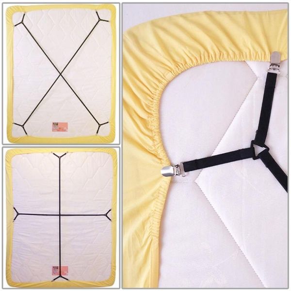 

clothing & wardrobe storage bed sheet elastic gripper clip strap fastener mattress cover holder grips suspender belt