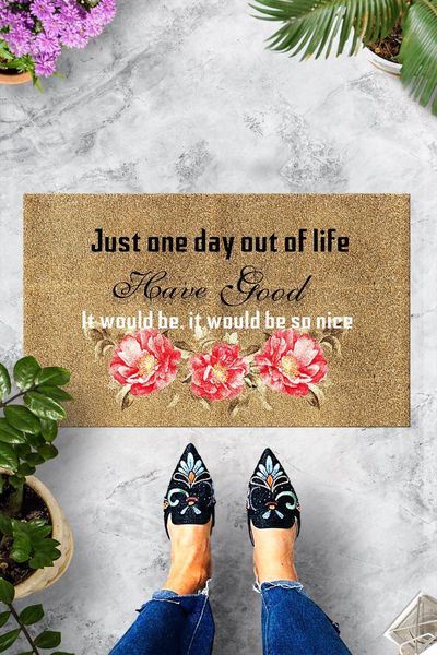 

carpets flower door mat bedroom kitchen bath floor mats home entrance multipurpose doormat non-slip 45*70cm