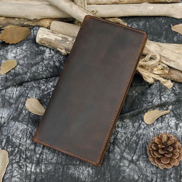 

zipper long purse male female wallet for 6inch iphone vintage women men leather designer wallets, Red;black