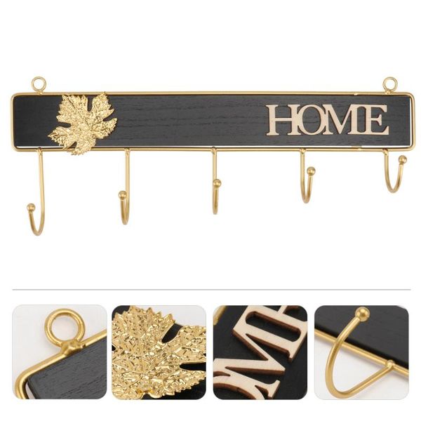 

1pc nordic hook creative coat hat clothing hanger decorative (golden) hooks & rails