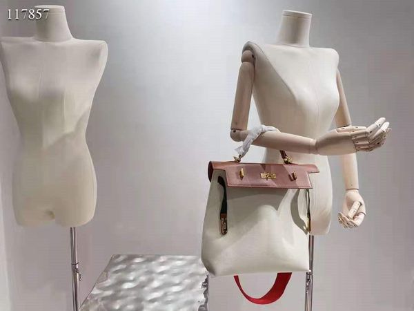 

bag holderdesigner women's shoulder bag canvas stitching leatherhandbag hook