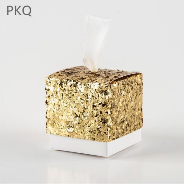 

gift wrap 50pcs square box mini kraft paper candy small present jewelry boxes baby shower party wrapping supplies 5x5x5cm