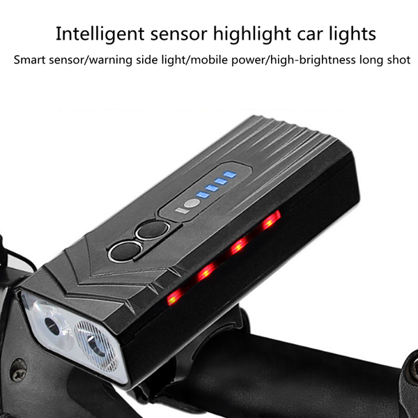 

bicycle light 2400 mah usb rechargeable led highlight headlight waterproof mtb road bike lights
