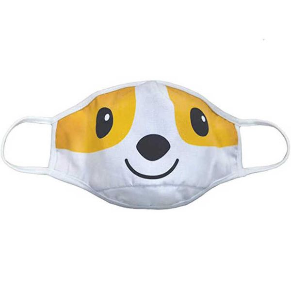 

summer children's pure cotton breathable cartoon mask prevention, sun protection and dust prevention