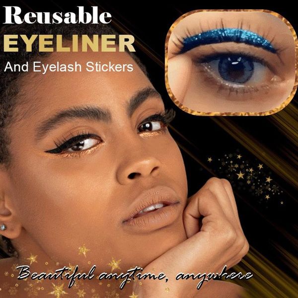 

false eyelashes 4/28 pair of reusable eyelash stickers waterproof and long lasting self-adhesive gift for women girlfriend
