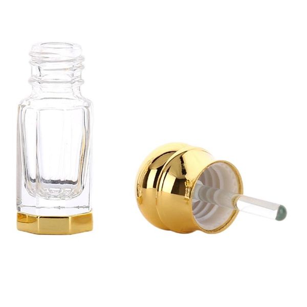 

storage bottles & jars 1pc transparent sample bottle empty alloy use perfume