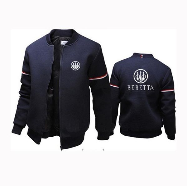 

men's hoodies & sweatshirts 2021 summer beretta printed comfortable jacket round neck all-match fashion hip hop sports high street man, Black