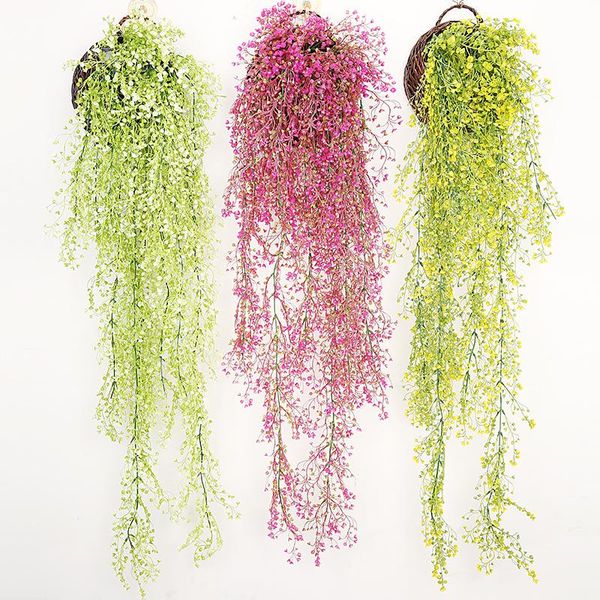 

decorative flowers & wreaths 85cm simulation admiralty willow green plants tranquil and natural taste wall hanging living room background ba