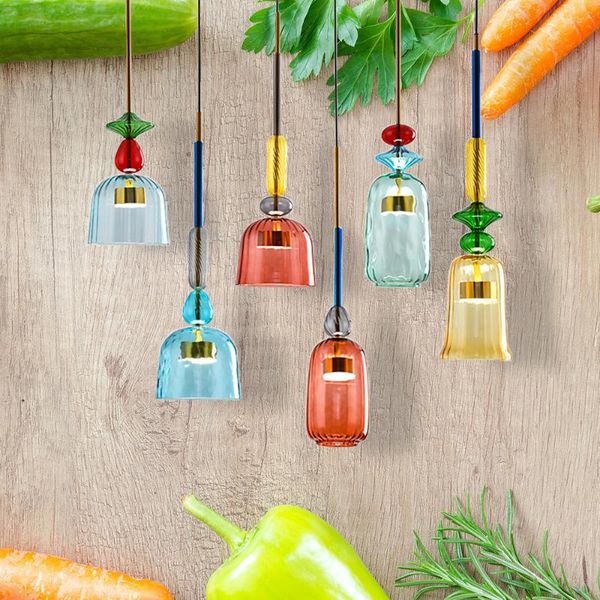 

nordic colorful led pendant lights restaurant diningroom light lighting in living room hanging lamp villa kitchen fixtures lamps