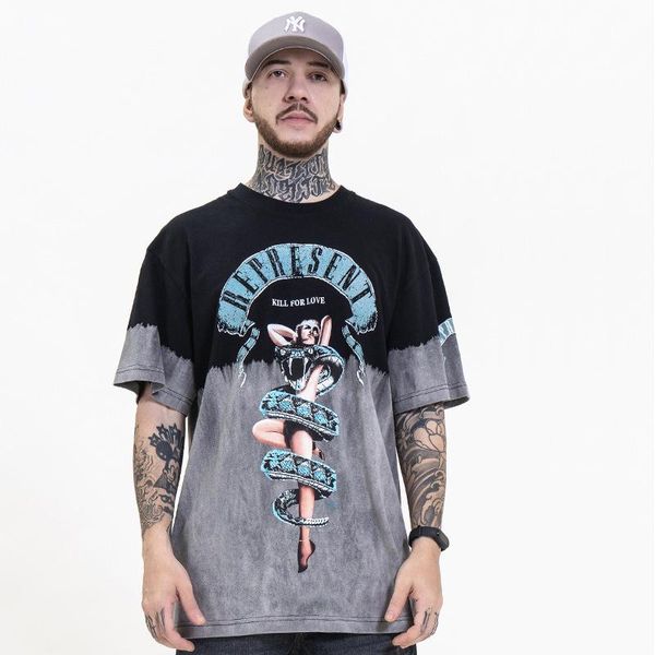 

men's t-shirts 2021 arrival fashion wear tie dye short sleeve t-shirt men and women cotton o-neck t shirt brand clothing tshirt homme, White;black