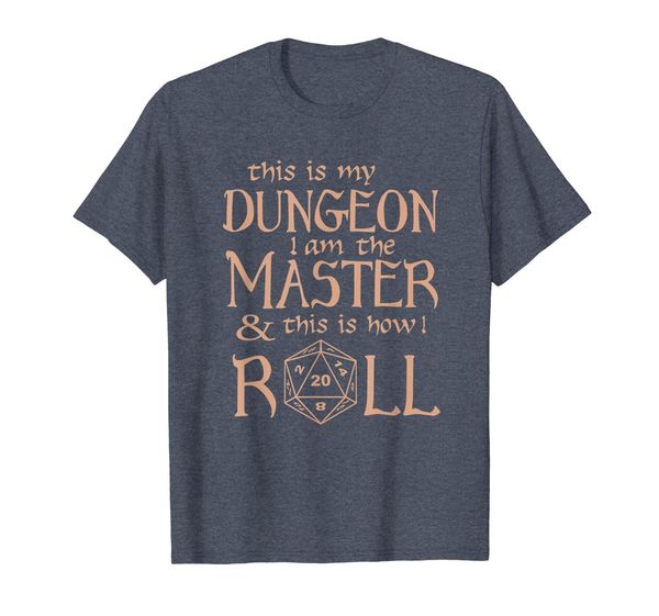 

Tabletop Gaming DM Shirt How I Roll Dragons D20 Dice Tee, Mainly pictures