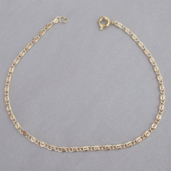 

link, chain geometric bracelets woman splicing women bracelet personality fashion light luxury gold color alloy brincos, Black