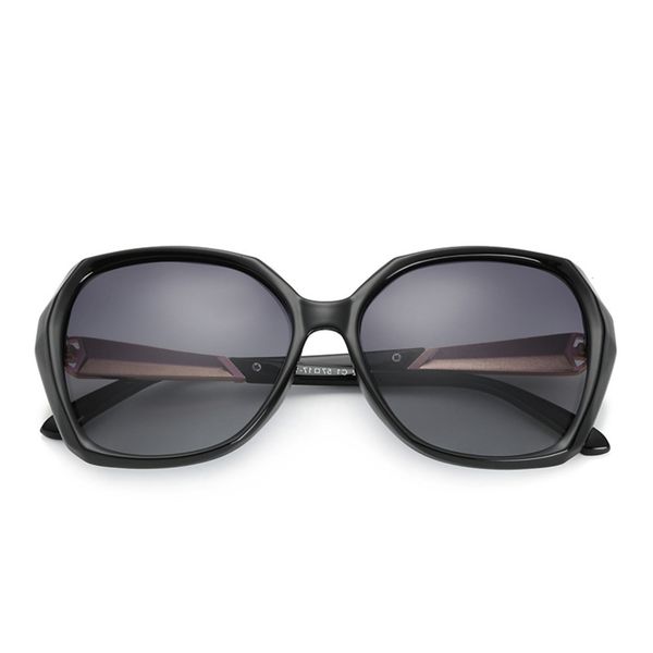 

highend accessories sun glass shad sunglass women with rhinton, Black