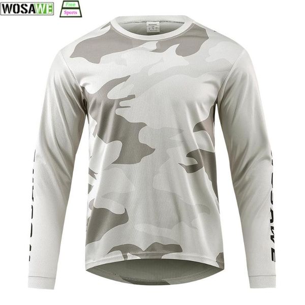 

racing jackets wosawe mountain bike downhill jersey cycling shirt ciclismo clothes for men mtb motorcycle offroad, Black;red