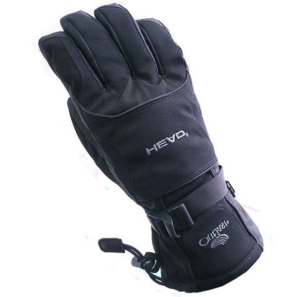 

men's snowboard hyde ski gloves motorcycle windproof waterproof cold winter warm outdoor, Black