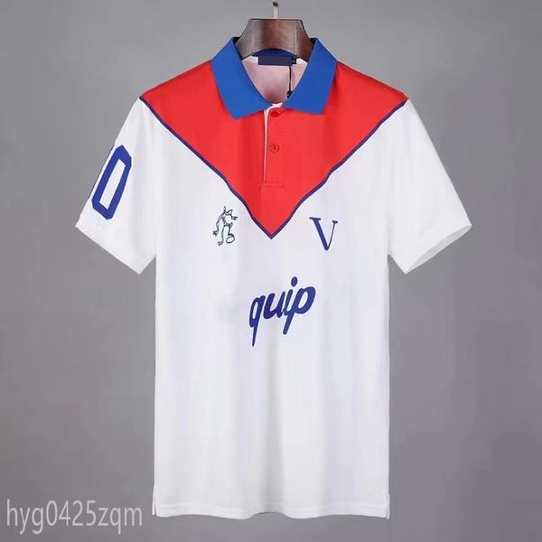 

2022ss summer polos fashion embroidery mens polo shirts t shirt men women street casual tee, White;black