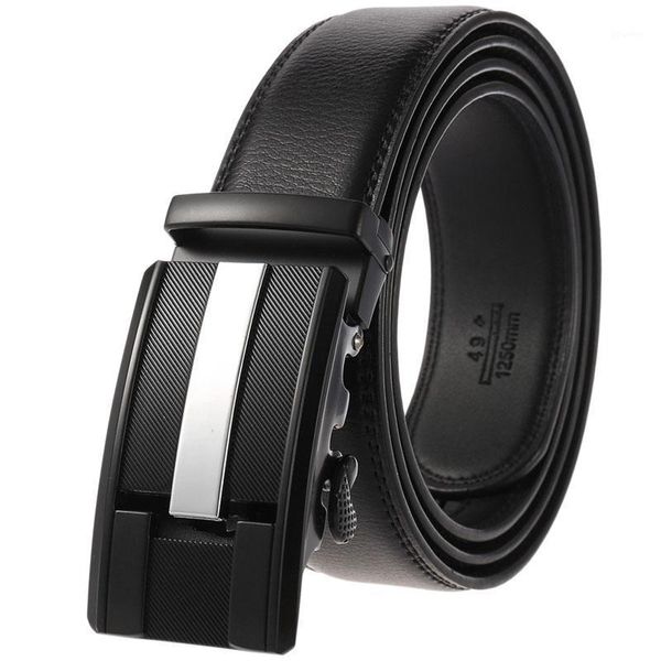 

belts brand genuine leather for men black buckle cowskin jeans belt casual business cowboy waistband gifts1, Black;brown