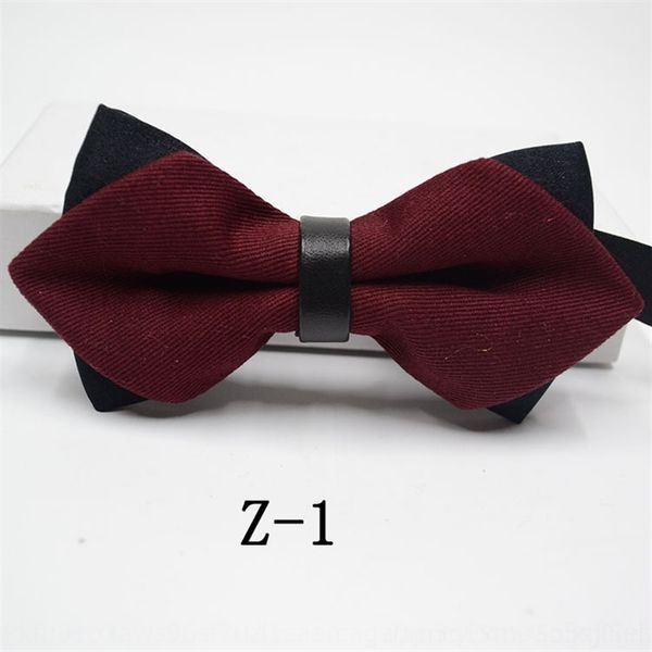 

mt4f women's sharp angle formal business bridegroom man group bow ties clothing women's accessories bow tie sharp angle formal bus, Black;gray