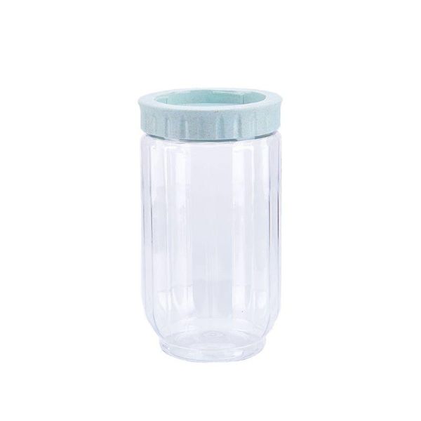 

storage bottles & jars kitchen transparent container with lids sealing pot cereal grain bean rice sealed plastic milk powder jar 23ga