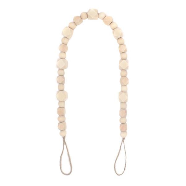

curtain & drapes 1pc wooden beads holdback unique tieback accessory