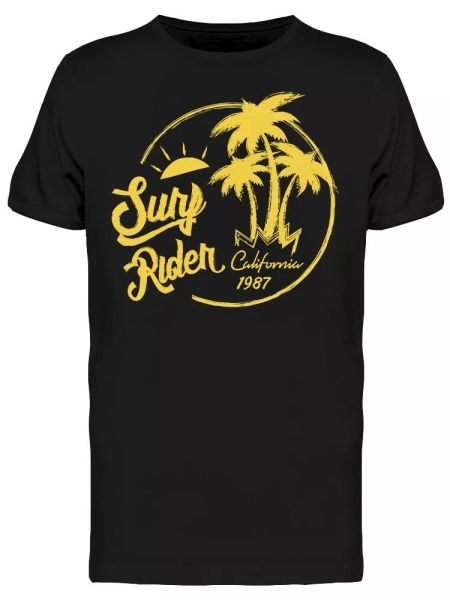 

Surf Rider 1987 Tee Men's -Image by Shutterstock, White;black