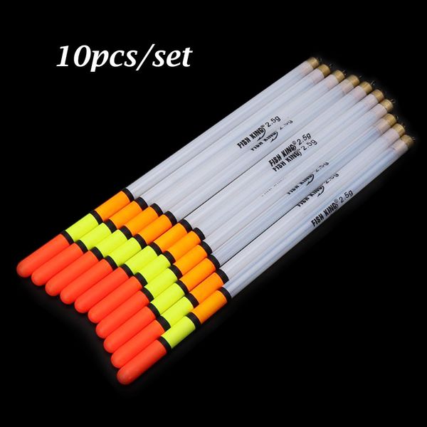 10Pcs 2.0/3,0g Kunststoff Flotteur Boje Klar Waggler Angeln Schwimmt Schwimm Stamm Rohre Kits Tackle Zubehör Outdoor sport