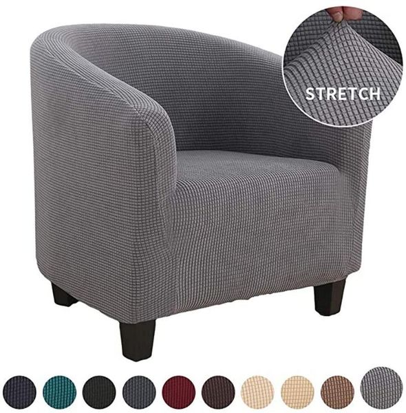 

single sofa cover for armchair stretch couch elastic 1 seat slipcover living room solid color case home decor chair covers