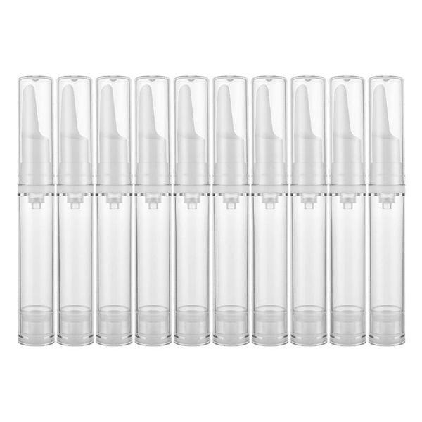 

storage bottles & jars 10pcs 10ml cosmetic dispenser airless eye serum vacuum