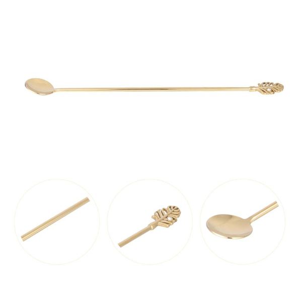 

spoons 1pc stainless steel coffee stirring spoon creative