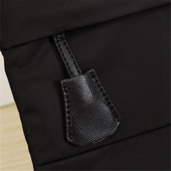 

design hand nylon small waterproof diagonal men's black zipper business bag