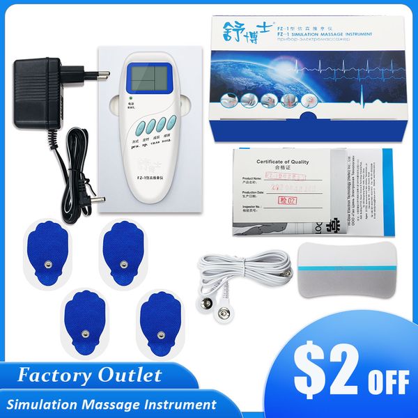 

fz-1 quickresult therapeutic apparatus electrical stimulation massage acupuncture therapy device cervical spine relex massager