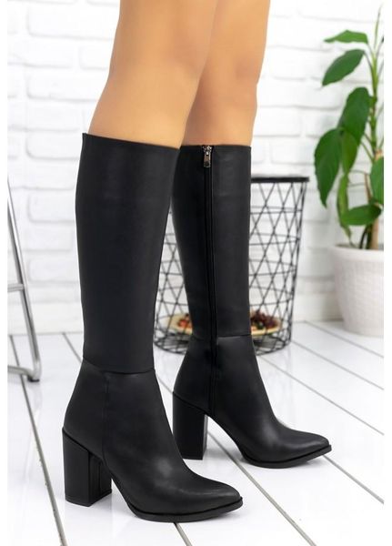 

morena black skin boots