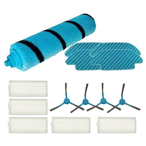 

vacuum cleaners side brushes hepa filter mop cloth for conga 4090 robotic cleaner replacements parts