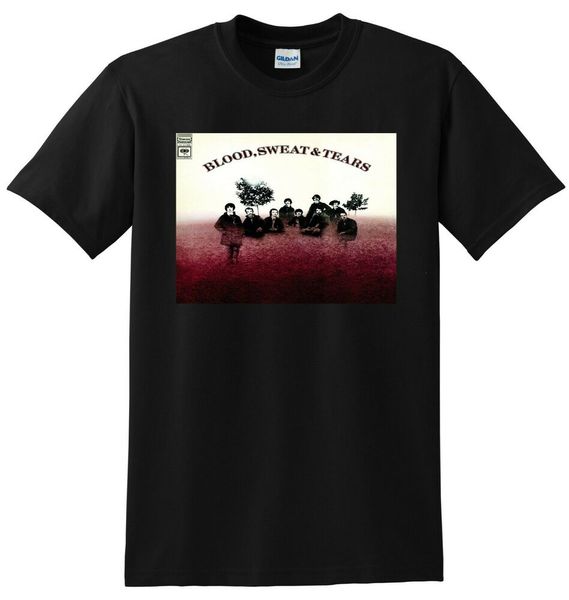 

blood sweat & tears t shirt vinyl cd cover small medium large xl, White;black