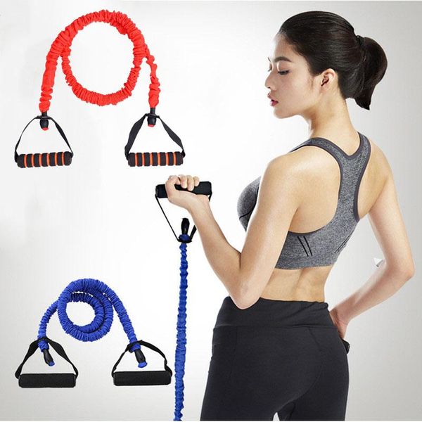 

resistance bands one word tension device yoga elastic rope fitness shaping tube latex belt weight loss body