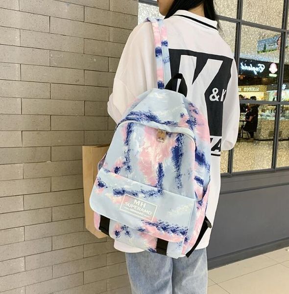 

backpack the street trend sports hit color wild travel outdoor leisure ladies