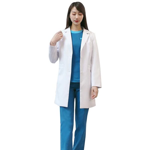 

women's tracksuits wholesales classic uniform women doctors white coat, Gray