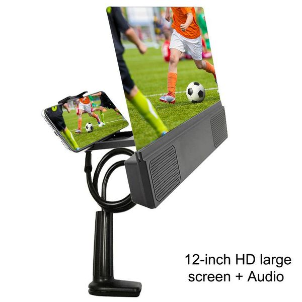 

cell phone mounts & holders mobile hd projection 12 inch screen magnifier with speaker for home office arrival