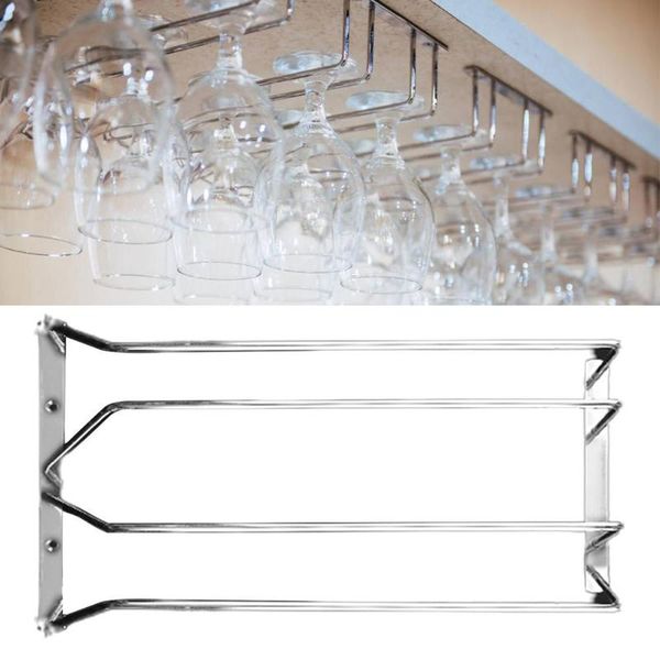 

hooks & rails wine glass rack stainless steel hanger holder for home hanging bar shelf tools drop