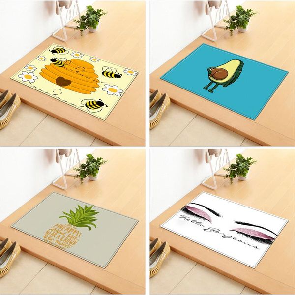 

fuwatacchi parlor kitchen mat home entrance doormat tapete absorbent living room floor rugs modern printed carpets bath mats
