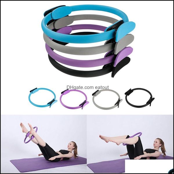 

supplies & outdoors38cm yoga circles fitness pilates ring women girls magic circle dual exercise home gym workout sports lose weight body re