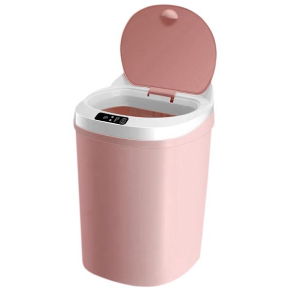 

waste bins induction trash can automatic touchless dustbin eco-friendly infrared sensor garbage bin kitchen bath home