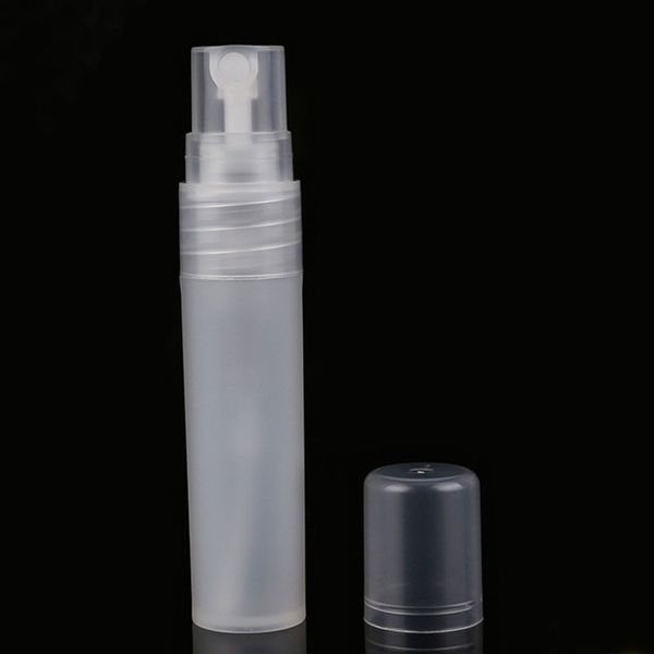 Mini flacone spray per profumo vuoto da viaggio Flacone per pompa spruzzatore in plastica a forma di penna da 5 ml con tappo a vite