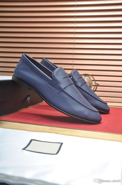 

l5 men genuine wingtip leather oxford shoes pointed toe lace-up oxfords luxury dress brogues wedding business platform shoes 22, Black