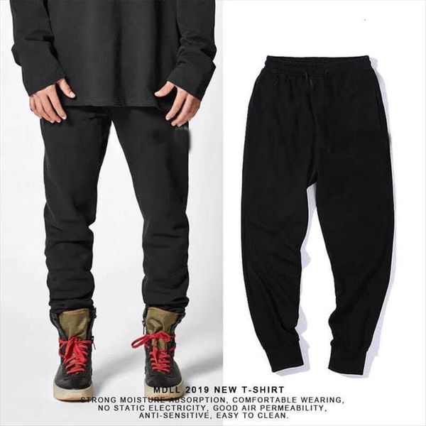 

japanese hop women high pants street fashion brand loose casual warm autumn sweatpants male, Black