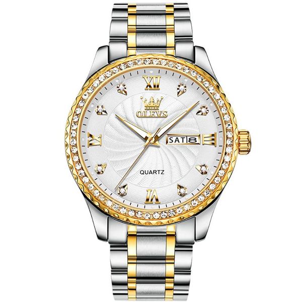 

wristwatches men business watch classic date 30m waterproof stainless steel wristwatch fashion quartz watches for man reloj, Slivery;brown
