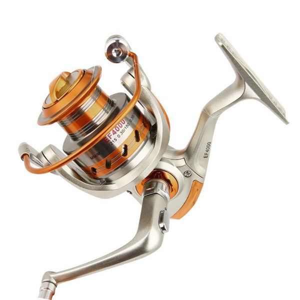 

fishing reel ef500-9000 revolving wooden handle 5.5:1 shallow spool light tackle for bait carp baitcasting reels