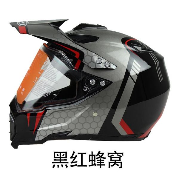

motorcycle helmets weite cross country helmet racing road men and women four seasons pull full