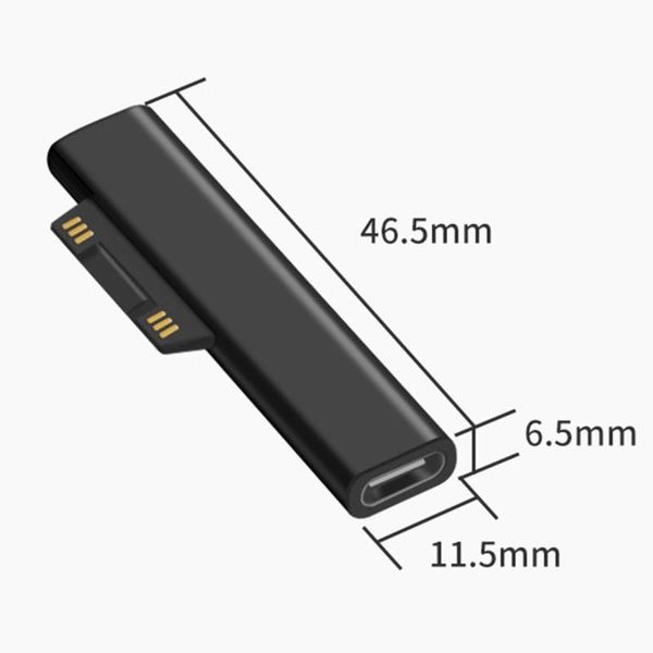 

type c female pd converter for surface pro 3 4 5 6 go book usb adapter w8ed computer cables & connectors