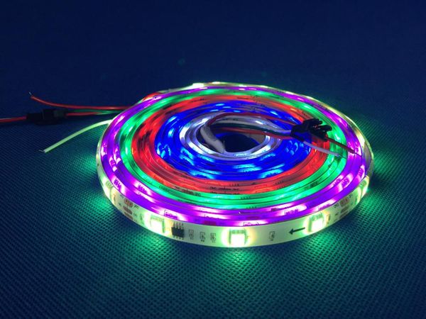 

1m/5m dc 12v ws2811 smd 30/48/60leds/m digital rgb dream color led pixel strip 10mm programmable black/white pcb ip20/ip67 strips